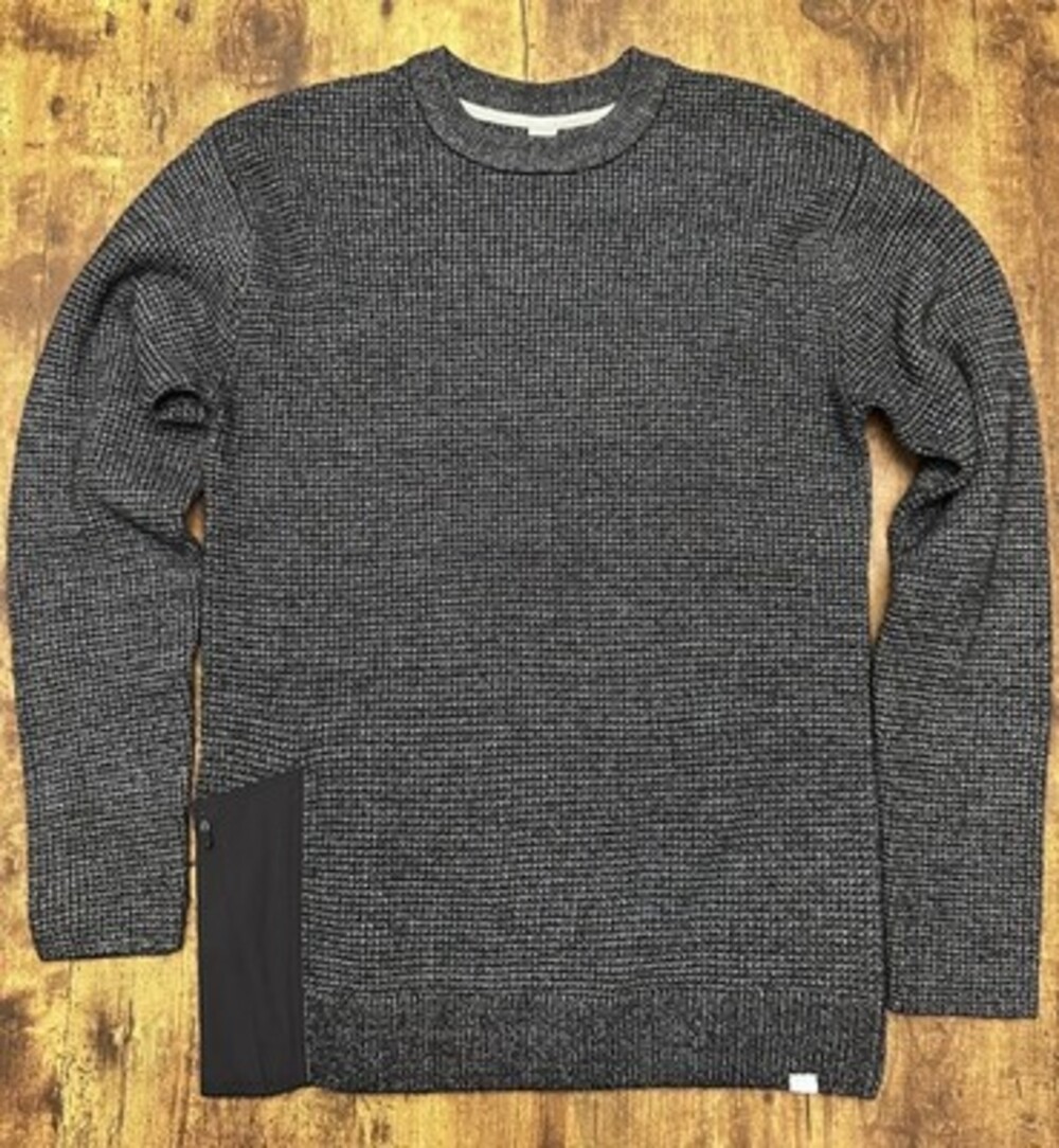 Lululemon Friday F/M Crewneck Waffle Knit Sweater with Side Zip Pocket